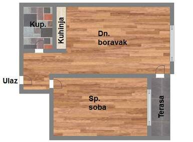 Jednoiposoban stan, Novi Sad, prodaja, 37m2, 95360e, id1060540